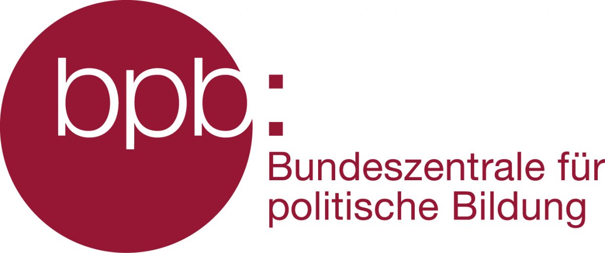 Gefördert von der Bundeszentrale für politische Bildung (bpb) – Logo