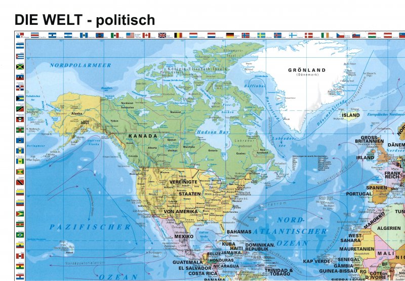 Europa und seine Nachbarn, politisch / physisch