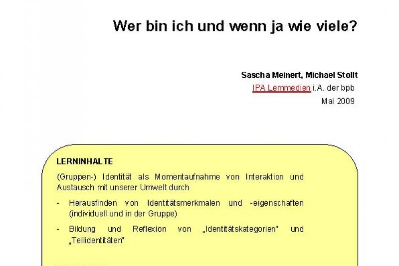 Wer Bin Ich Und Wenn Ja Wie Viele Zusammenfassung