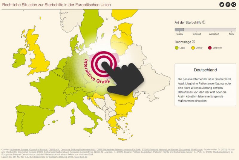 Infografik Sterbehilfe in der EU und der Schweiz Schwerpunkt Sterbehilfe bpb.de