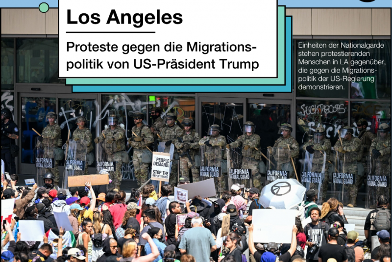 Proteste gegen die Migrationspolitik von US-Präsident Trump | Deine ...