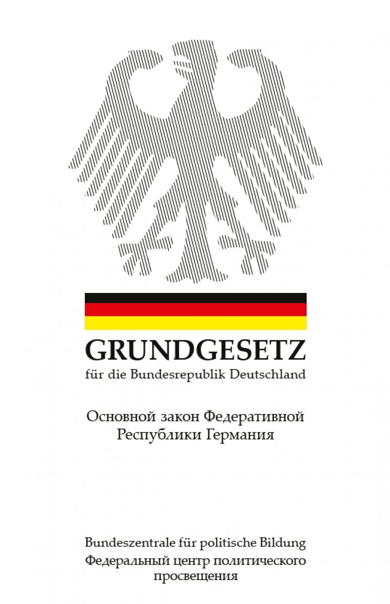 Grundgesetz Für Die Bundesrepublik Deutschland. Russische Textausgabe |  Rechtsreihe Und Grundgesetz | Bpb.De