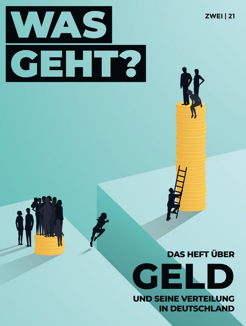 Das Heft über Geld und seine Verteilung in Deutschland