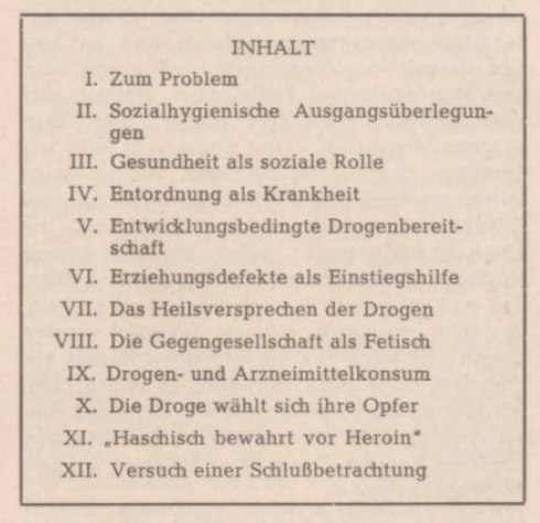 Gesundheit und Drogen als gesellschaftliches Problem | APuZ 39/1971 | bpb.de