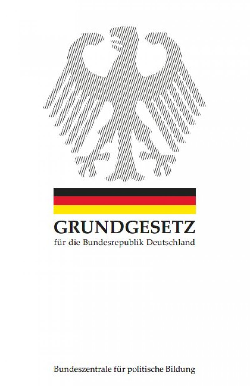 Grundgesetz Für Die Bundesrepublik Deutschland | Rechtsreihe Und Grundgesetz | Bpb.De