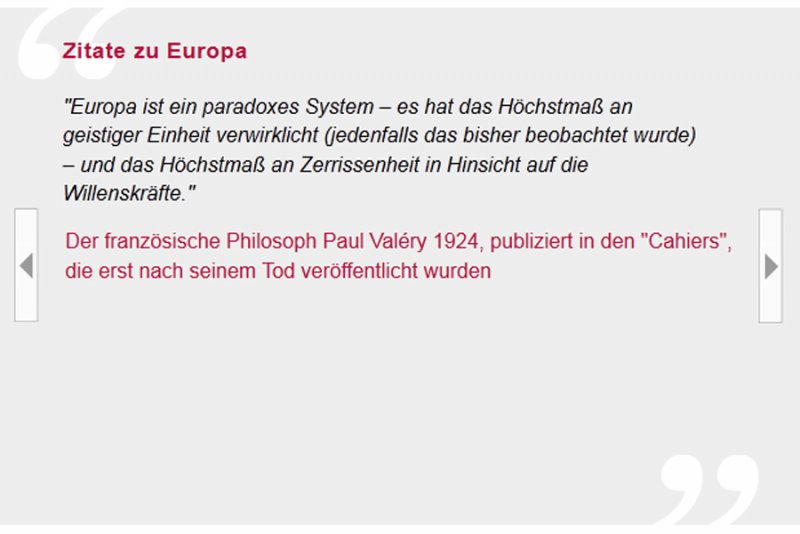 Die Europäische Integration in Zitaten Themen bpb.de