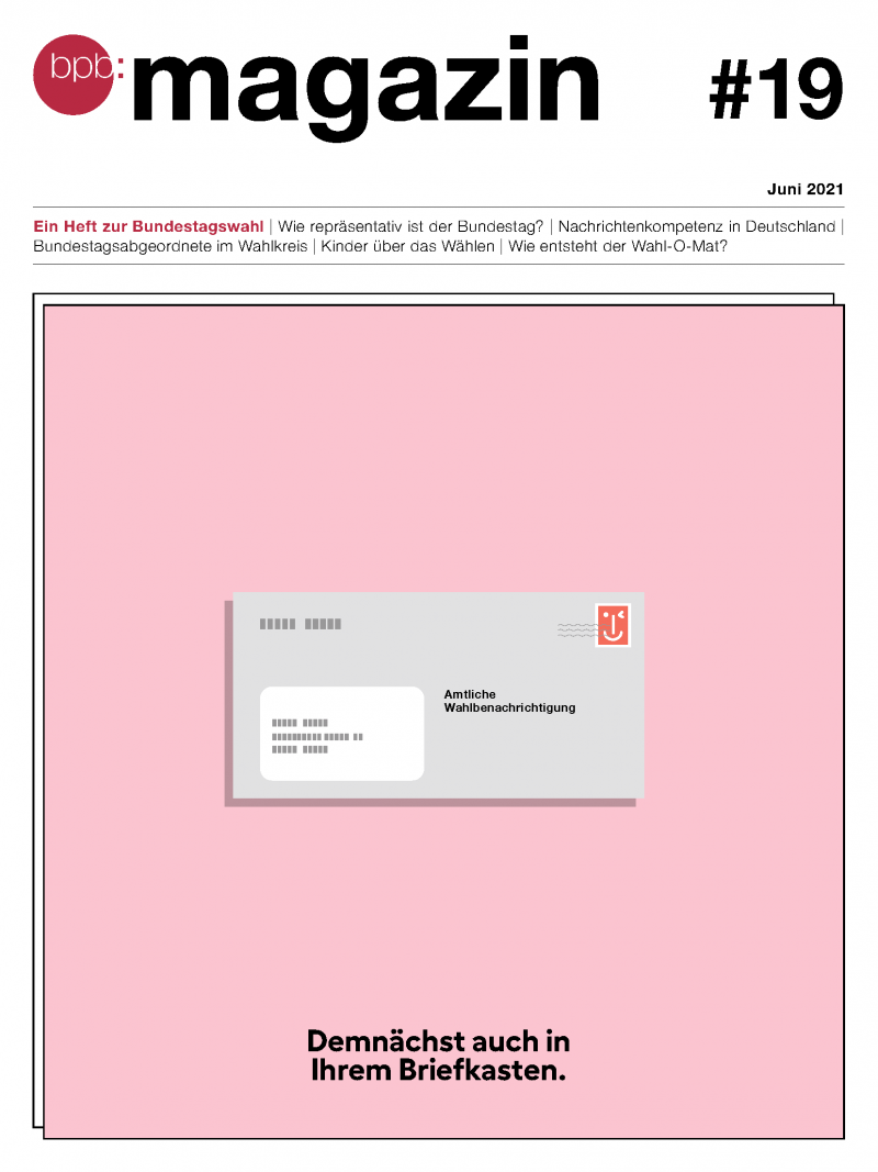 Das Cover des neuen bpb:magazins